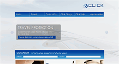 Desktop Screenshot of clicktravelprotection.com